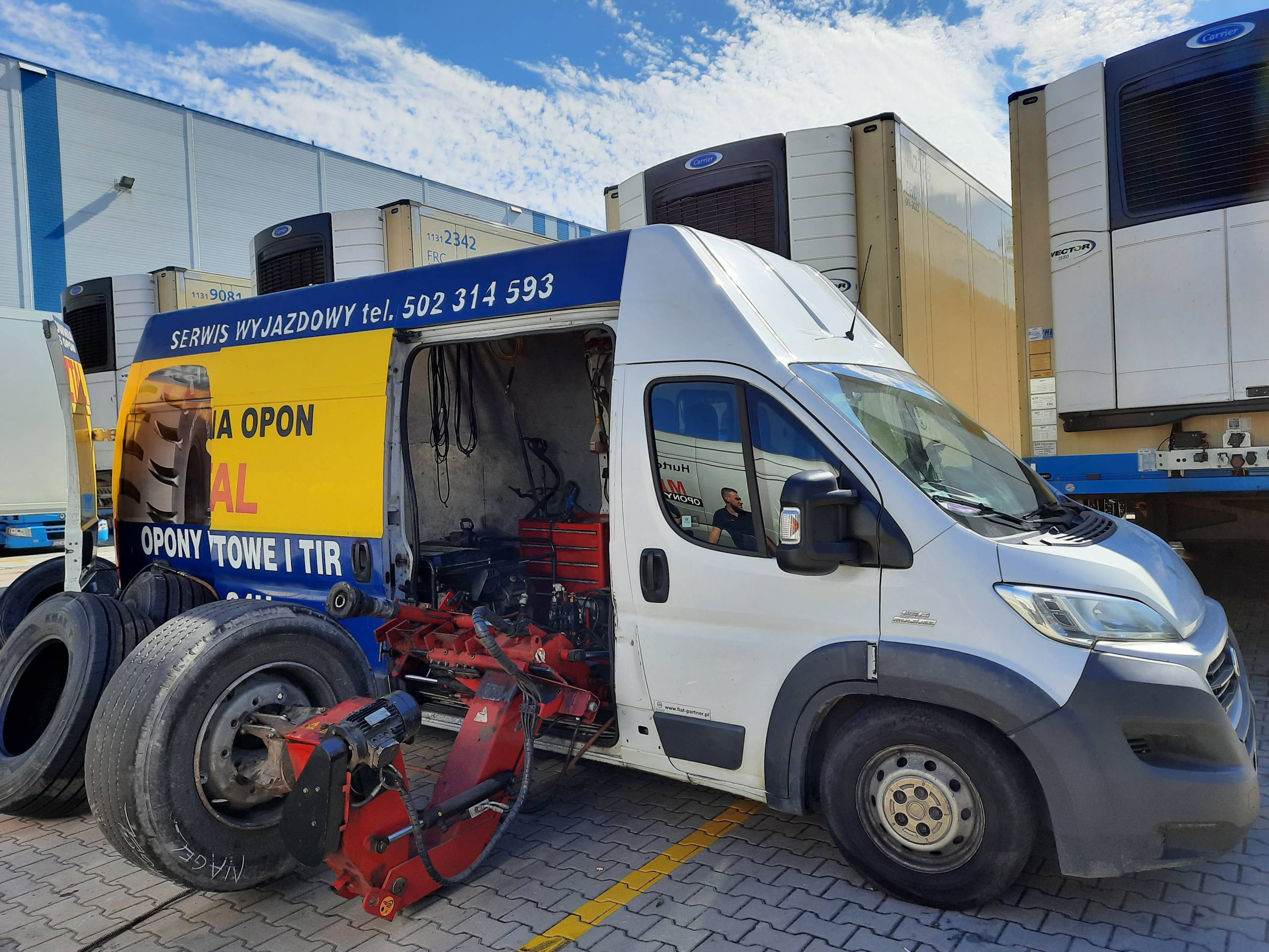 Serwis mobilny opon Śląsk, Gliwice, Ruda Śląska, Zabrze